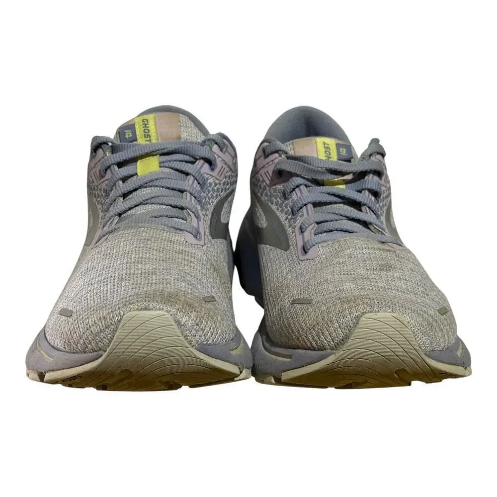 Brooks Ghost 14 Running Shoes Lavender Gray Women's 9.5 Neutral Cushion Sneakers